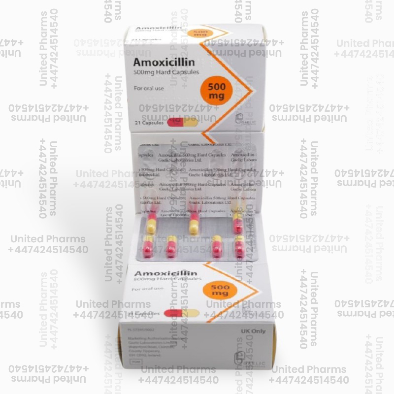 Amoxicillin 500mg | Gaelic Laboratories Ltd – (21 Capsules)  -  United Pharms 3