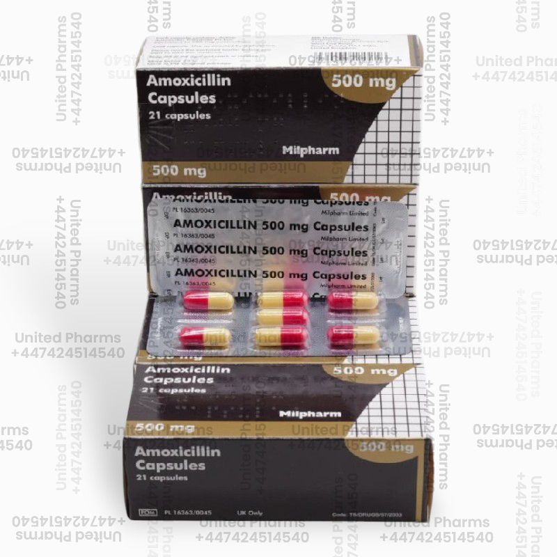 Amoxicillin 500mg | Milpharm – (21 Tablets)  -  United Pharms