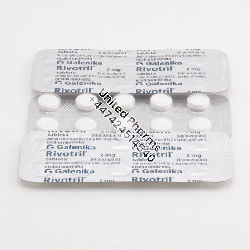 Clonazepam Rivotril 2mg | Galenika – (30 Tablets)  -  United Pharms