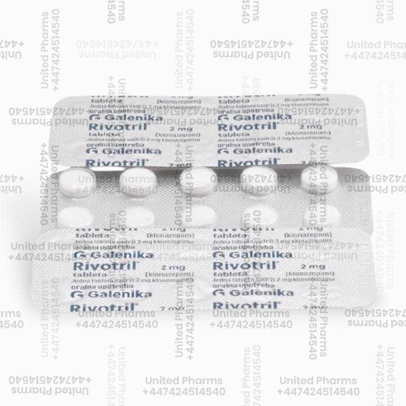 Clonazepam Rivotril 2mg | Galenika – (30 Tablets)  -  United Pharms