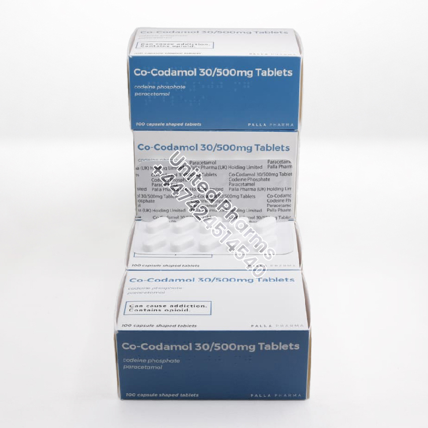 Co-codamol 30/500mg | Palla Pharma – (100 Tablets) United Pharms 3 Co-codamol 30/500mg | Palla Pharma – (100 Tablets) - United Pharms 3