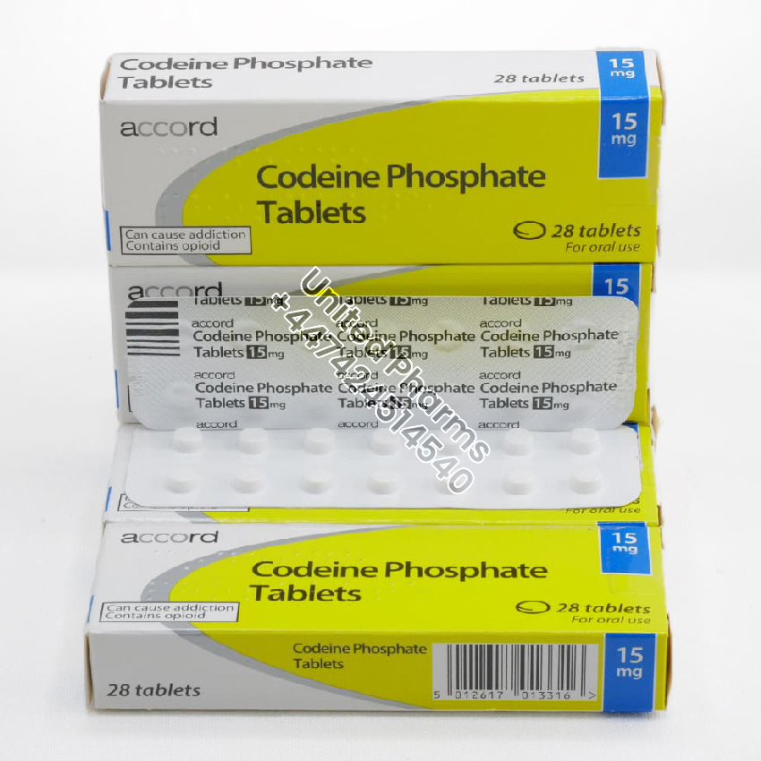 Codeine Phosphate 15mg | Accord – (28 Tablets) United Pharms 3 Codeine Phosphate 15mg | Accord – (28 Tablets) - United Pharms 3