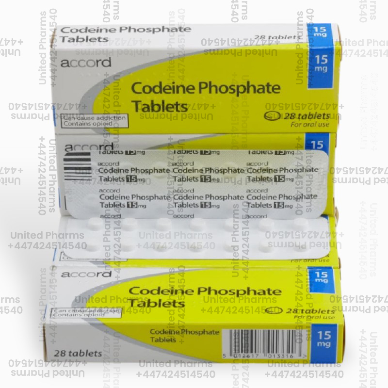 Codeine Phosphate 15mg | Accord – (28 Tablets)  -  United Pharms