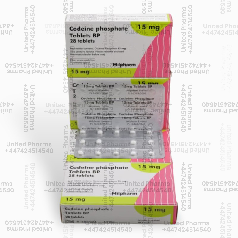Codeine Phosphate 15mg | Milpharm – (28 Tablets)  -  United Pharms