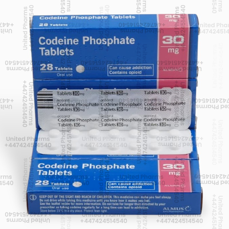 Codeine Phosphate 30mg | Almus – (28 Tablets)  -  United Pharms