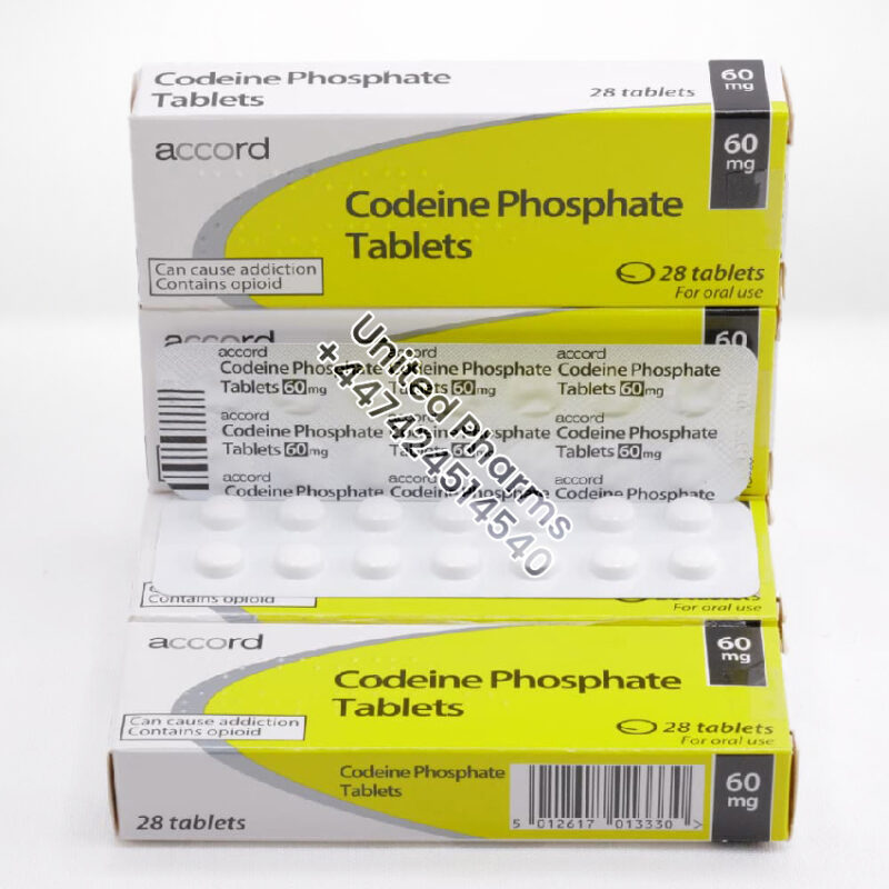 Codeine Phosphate 60mg | Accord – (28 Tablets)  -  United Pharms