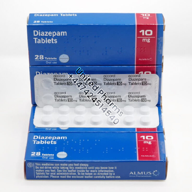Diazepam 10mg | Almus – (28 Tablets)  -  United Pharms