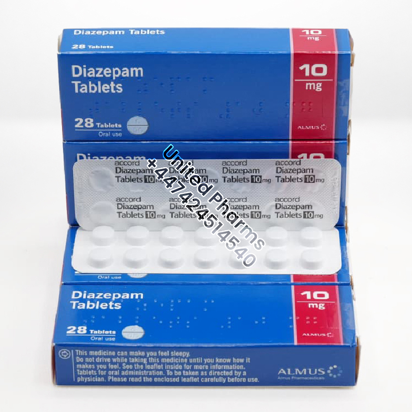 Diazepam 10mg | Almus – (28 Tablets) United Pharms 3 Diazepam 10mg | Almus – (28 Tablets) - United Pharms 3