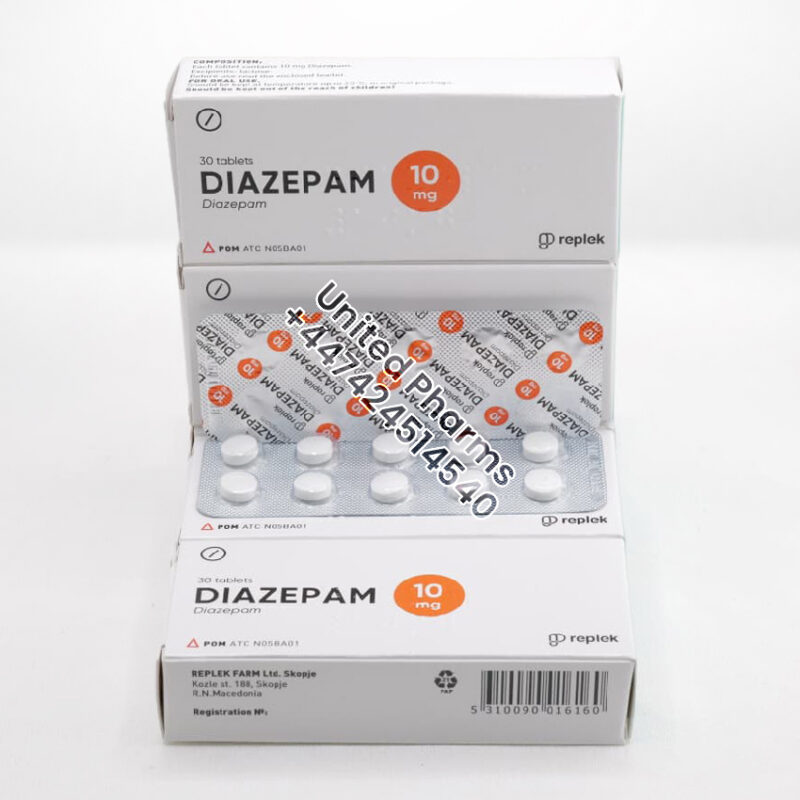 Diazepam 10mg | Replek – (30 Tablets)  -  United Pharms