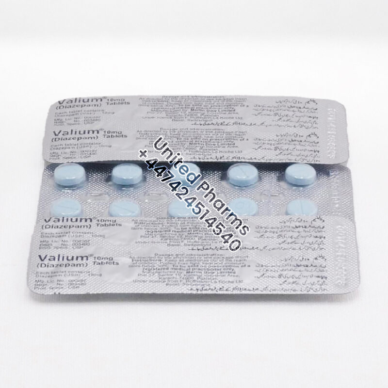 Diazepam Valium 10mg | Roche – (30 Tablets) United Pharms Diazepam Valium 10mg | Roche – (30 Tablets) - United Pharms