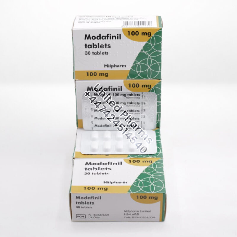 Modafinil 100mg | Milpharm – (30 Tablets)  -  United Pharms