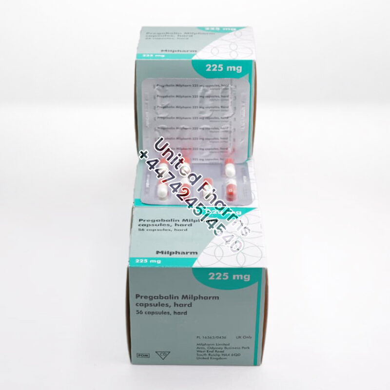 Pregabalin 225mg | Milpharm – (56 Capsules)  -  United Pharms
