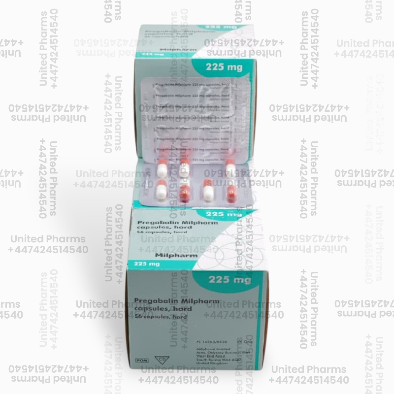 Pregabalin 225mg | Milpharm – (56 Capsules)  -  United Pharms