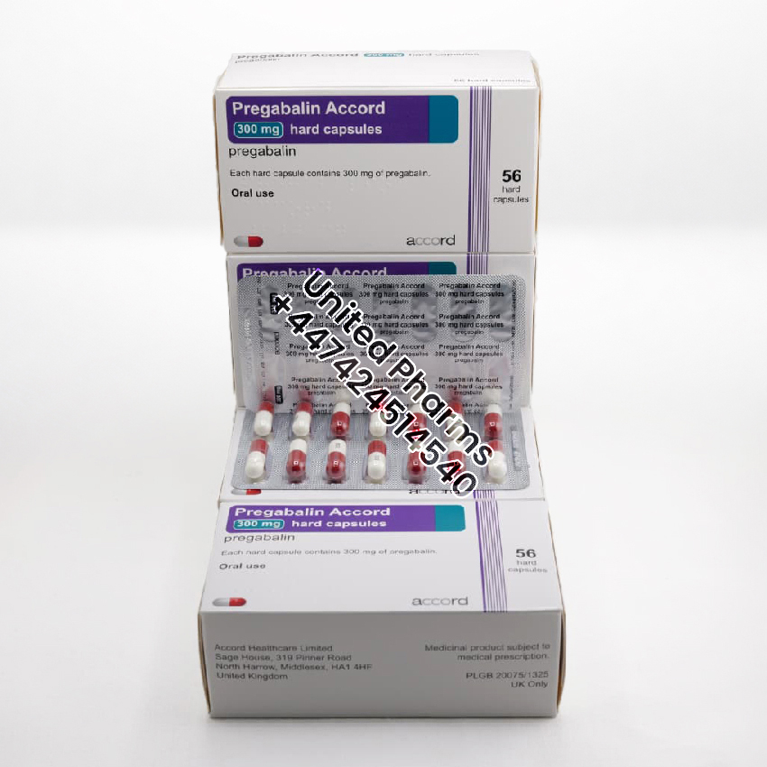 Pregabalin 300mg | Accord- (56 Capsules) United Pharms 3 Pregabalin 300mg | Accord- (56 Capsules) - United Pharms 3