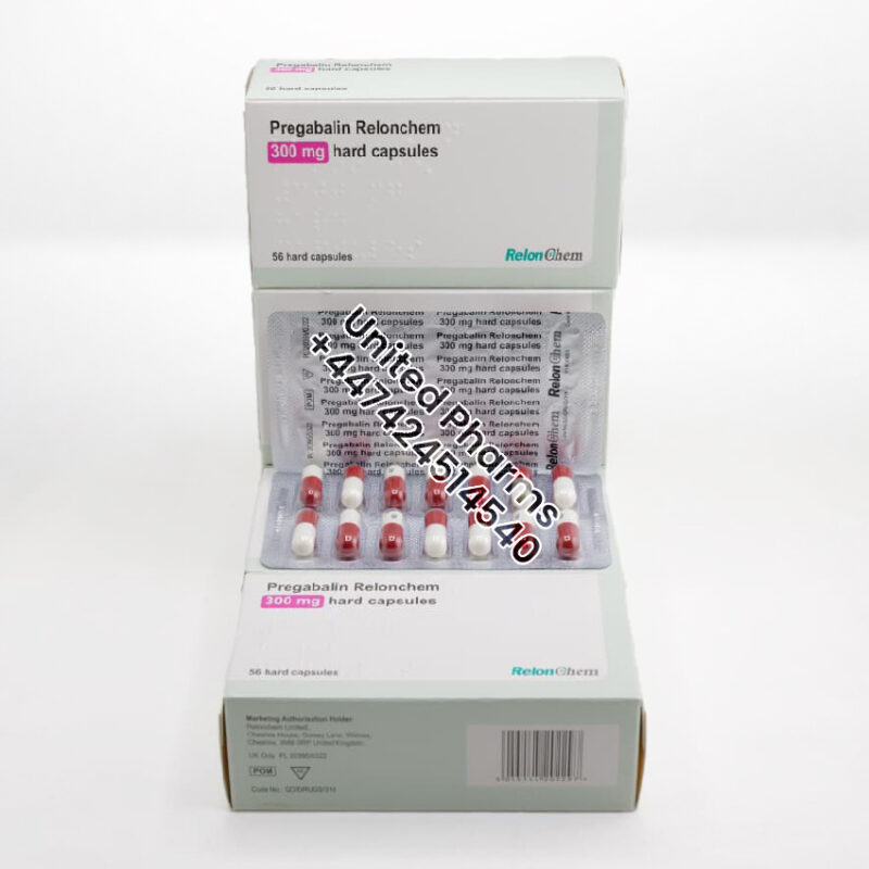 Pregabalin 300mg | Relonchem – (56 Capsules) United Pharms Pregabalin 300mg | Relonchem – (56 Capsules) - United Pharms