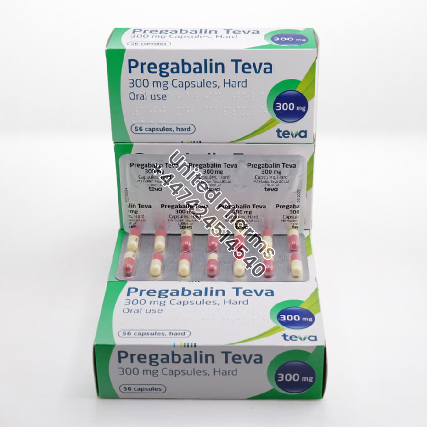 Pregabalin 300mg | Teva – (56 Tablets) United Pharms 3 Pregabalin 300mg | Teva – (56 Tablets) - United Pharms 3