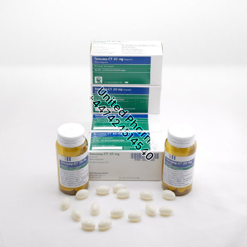 Temazep CT 20mg | Arzneimittel – (30 Capsules)  -  United Pharms