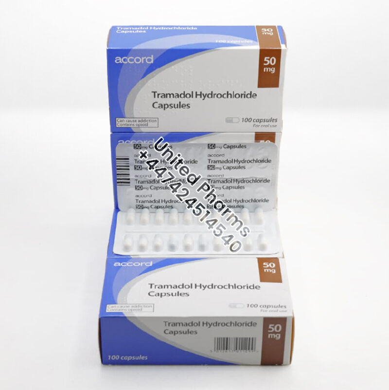 Tramadol Hydrochloride 50mg | Actavis – (100 Capsules)  -  United Pharms