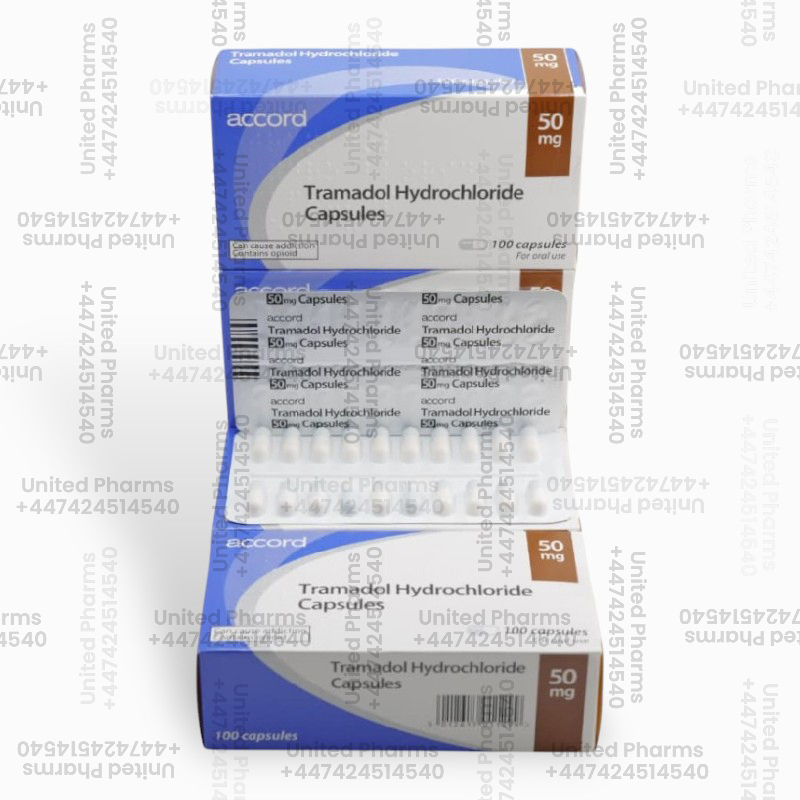 Tramadol Hydrochloride 50mg | Actavis – (100 Capsules)  -  United Pharms
