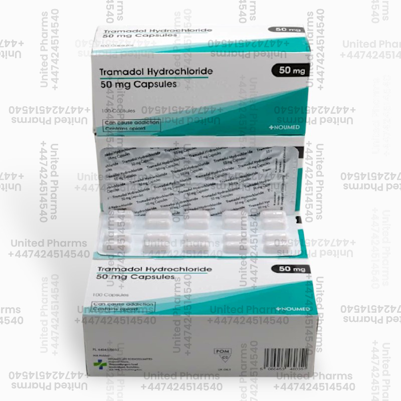 Tramadol Hydrochloride 50mg | Noumed – (100 Capsules)  -  United Pharms