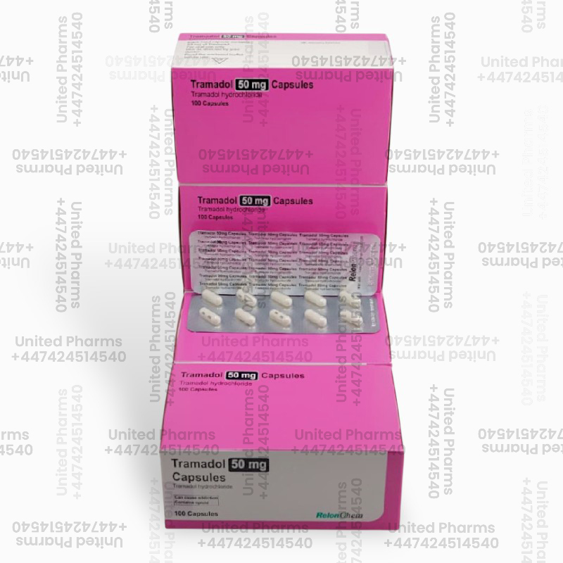 Tramadol Hydrochloride 50mg | RelonChem – (100 Capsules)  -  United Pharms