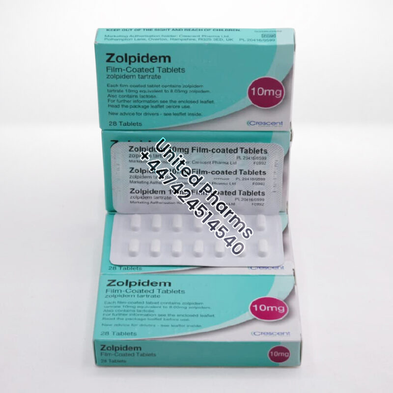 Zolpidem Tartrate 10mg | Crescent – (28 Tablets)  -  United Pharms