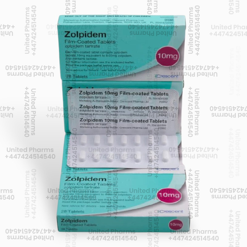 Zolpidem Tartrate 10mg | Crescent – (28 Tablets)  -  United Pharms