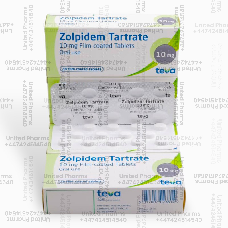 Zolpidem Tartrate 10mg | Teva – (28 Tablets)  -  United Pharms