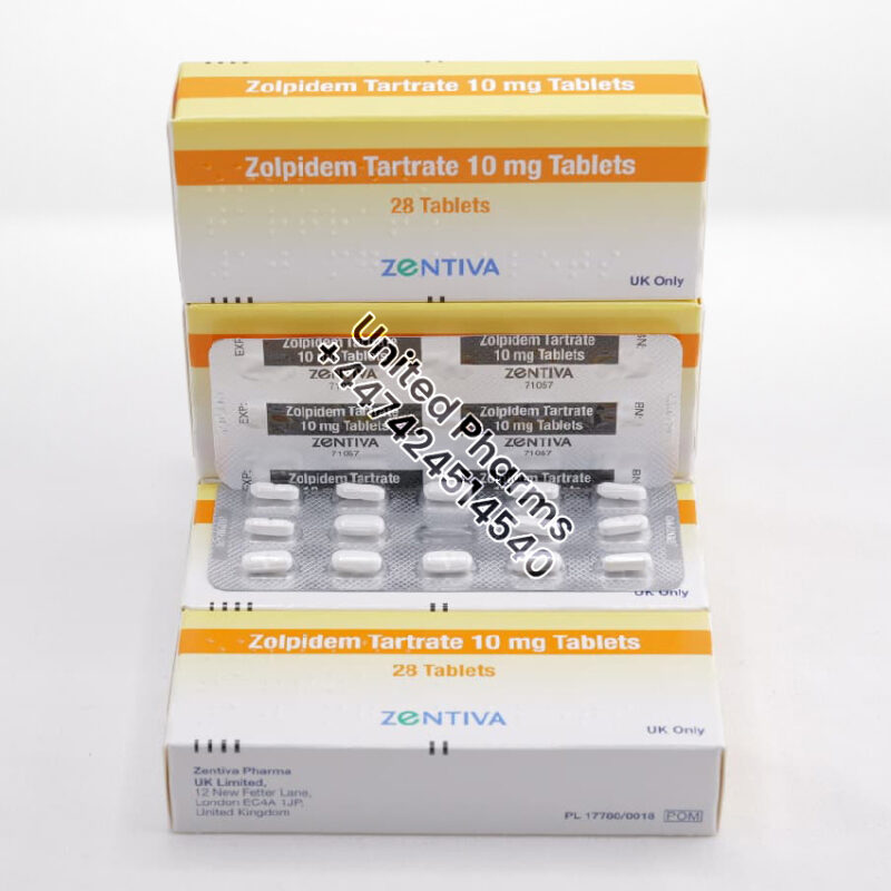 Zolpidem Tartrate 10mg | Zentiva – (28 Tablets)  -  United Pharms