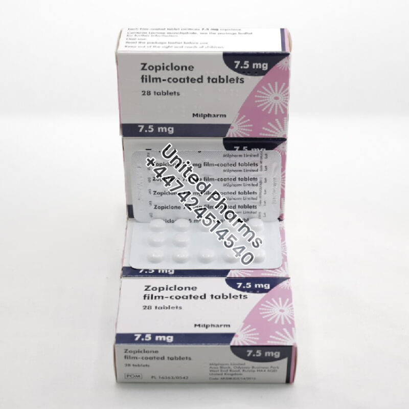 Zopiclone 7.5mg | Milpharm – (28 Tablets)  -  United Pharms