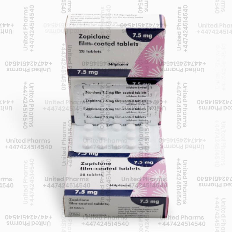 Zopiclone 7.5mg | Milpharm – (28 Tablets)  -  United Pharms