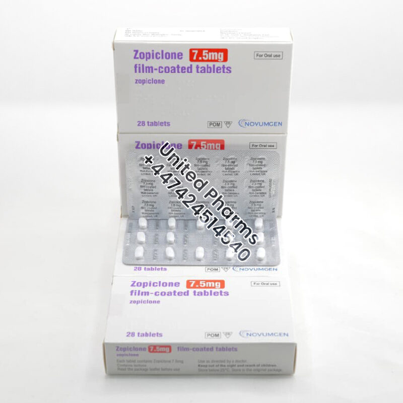 Zopiclone 7.5mg | Novumgen – (28 Tablets)  -  United Pharms